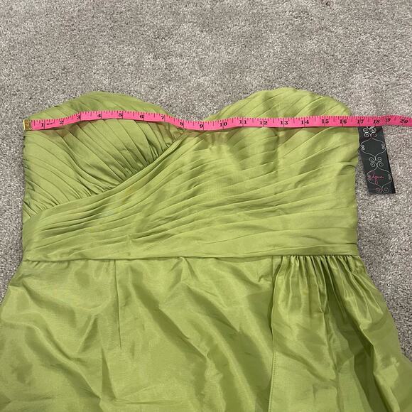 NWT Aqua Dresses Women's Green Strapless Mini Dress Size 12 - Picture 9 of 9